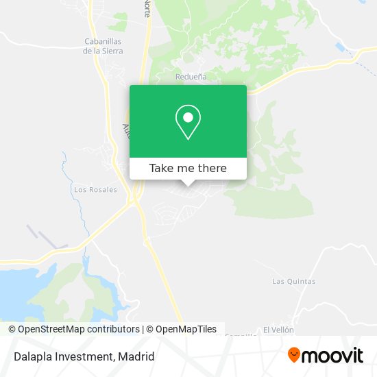 mapa Dalapla Investment