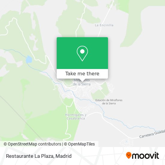 mapa Restaurante La Plaza