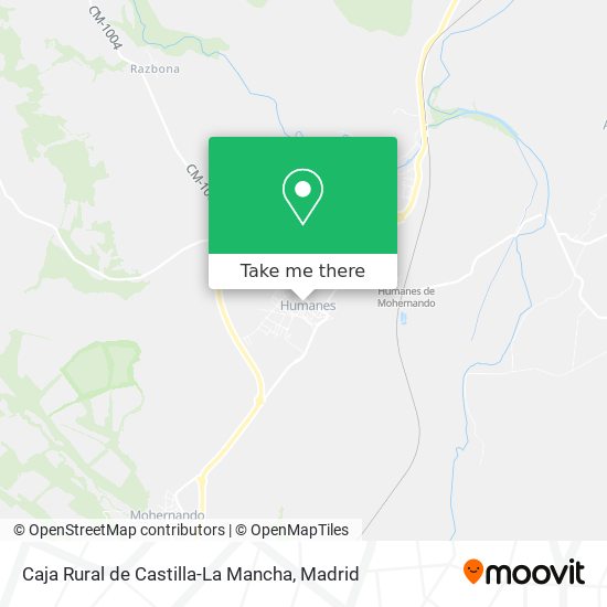 mapa Caja Rural de Castilla-La Mancha