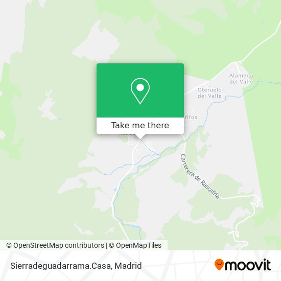 Sierradeguadarrama.Casa map