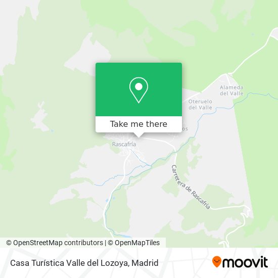 Casa Turística Valle del Lozoya map