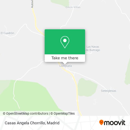 Casas Angela Chorrillo map