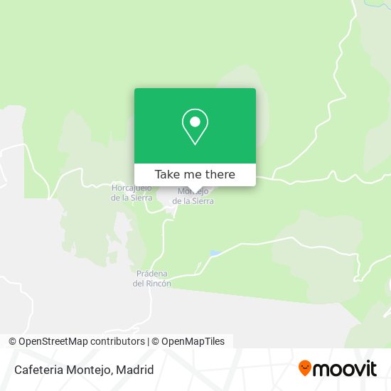 mapa Cafeteria Montejo