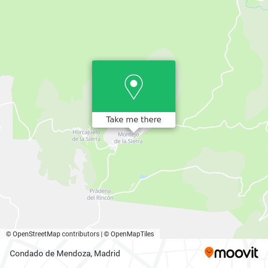 mapa Condado de Mendoza