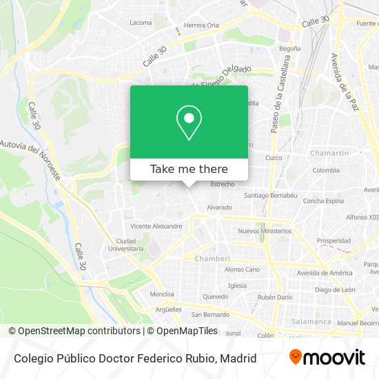 Colegio Público Doctor Federico Rubio map