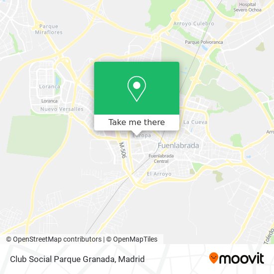 Club Social Parque Granada map