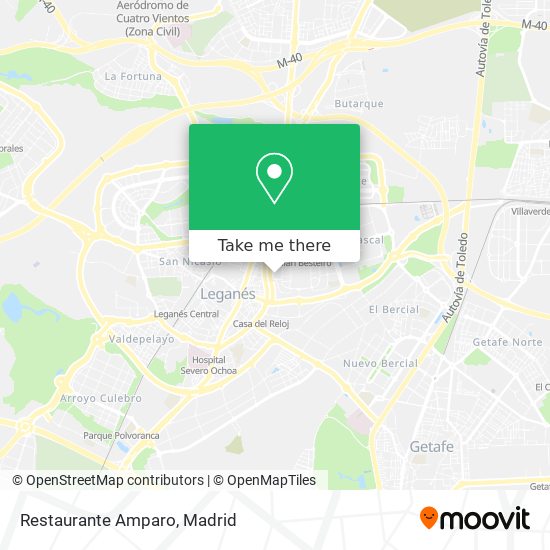 Restaurante Amparo map