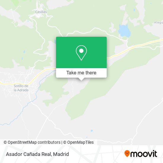 Asador Cañada Real map