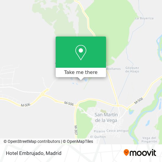 Hotel Embrujado map