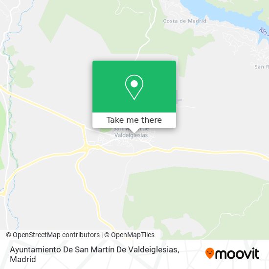 mapa Ayuntamiento De San Martín De Valdeiglesias