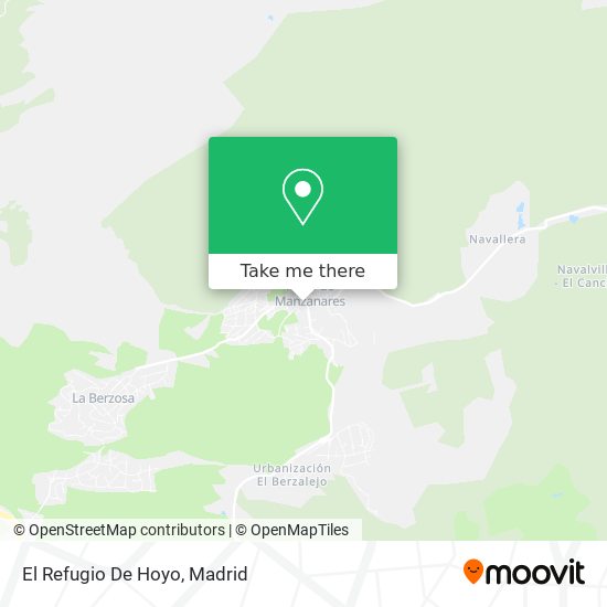 El Refugio De Hoyo map