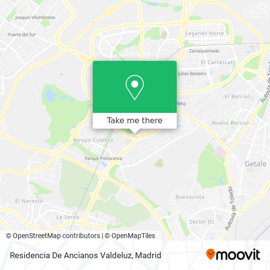 Residencia De Ancianos Valdeluz map