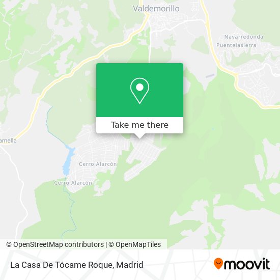 La Casa De Tócame Roque map