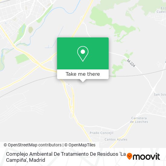 Complejo Ambiental De Tratamiento De Residuos 'La Campiña' map