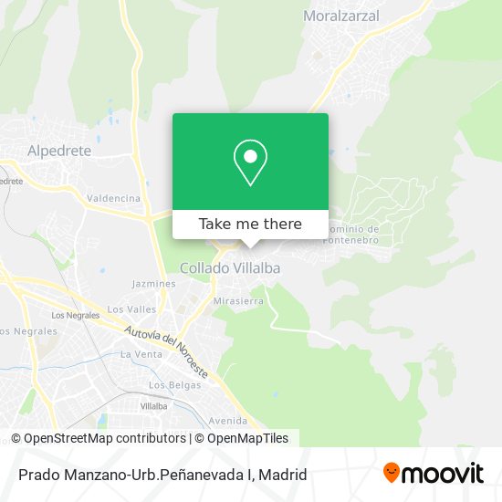 mapa Prado Manzano-Urb.Peñanevada I