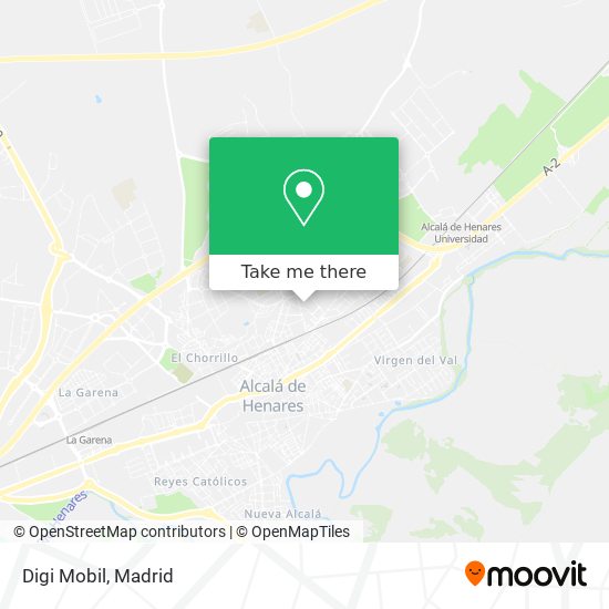 mapa Digi Mobil