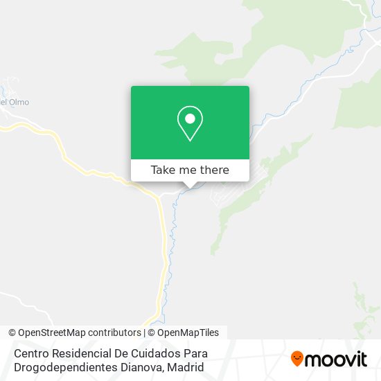 Centro Residencial De Cuidados Para Drogodependientes Dianova map