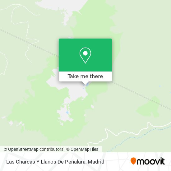 Las Charcas Y Llanos De Peñalara map