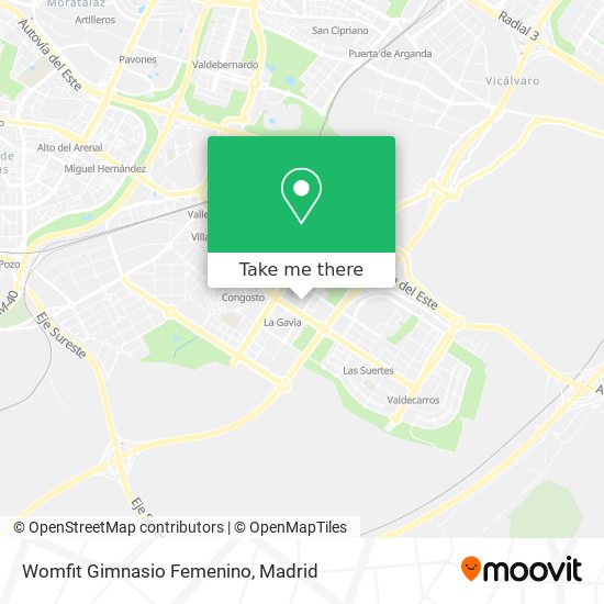 Womfit Gimnasio Femenino map