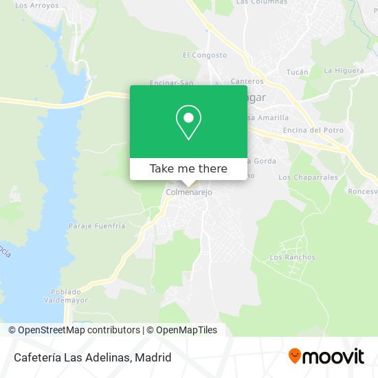 Cafetería Las Adelinas map