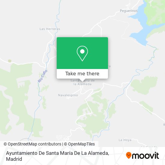 mapa Ayuntamiento De Santa María De La Alameda
