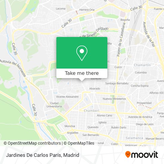Jardines De Carlos París map