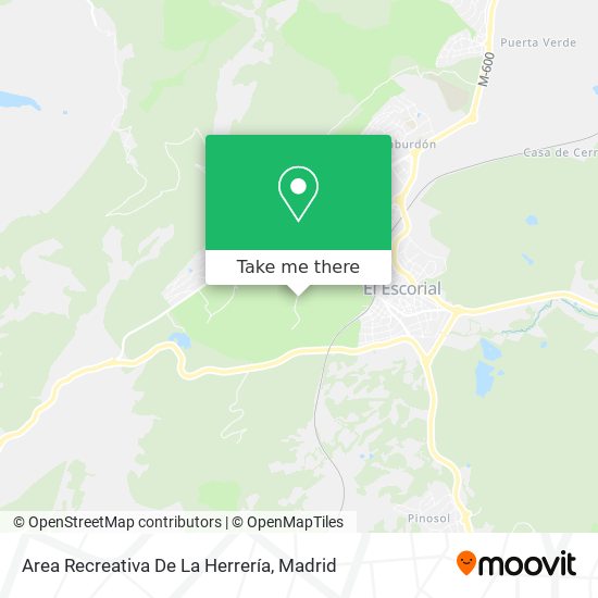 Area Recreativa De La Herrería map