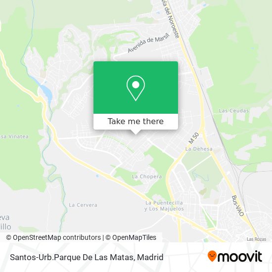 mapa Santos-Urb.Parque De Las Matas