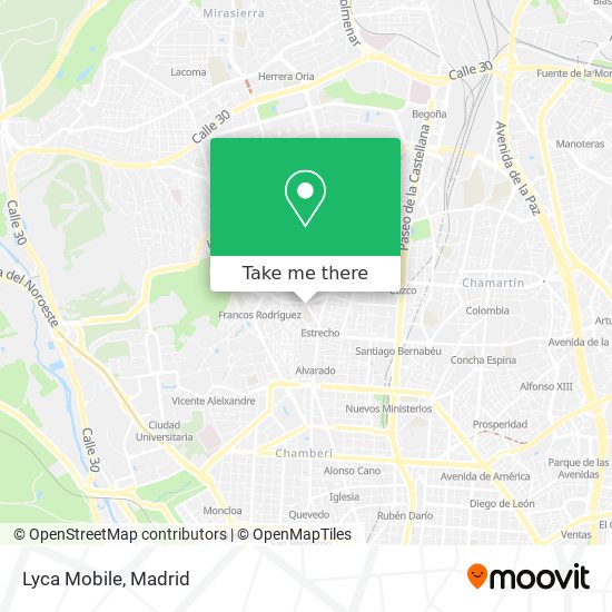 Lyca Mobile map