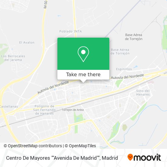 Centro De Mayores ""Avenida De Madrid"" map