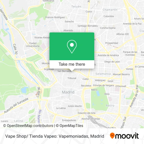 Vape Shop/ Tienda Vapeo: Vapemoniadas map