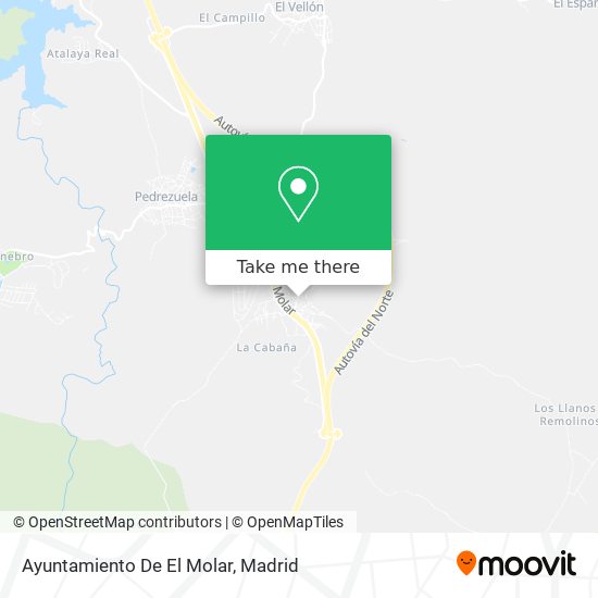 mapa Ayuntamiento De El Molar