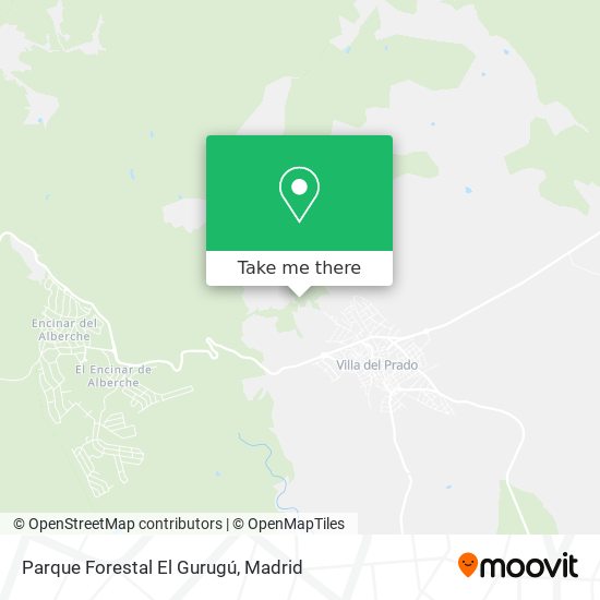 Parque Forestal El Gurugú map
