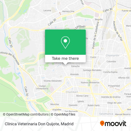 Clínica Veterinaria Don Quijote map