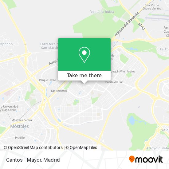 mapa Cantos - Mayor