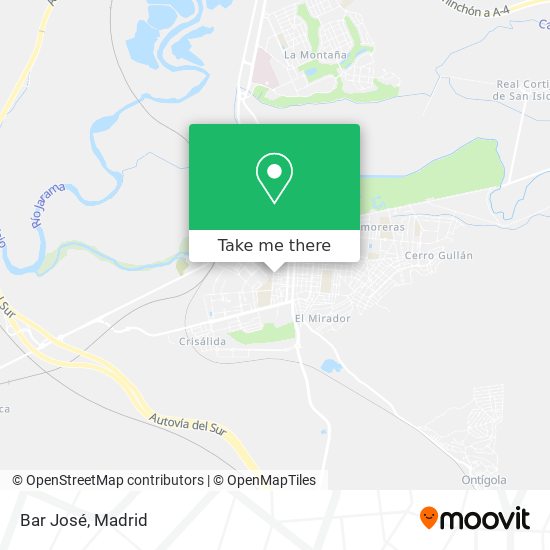 Bar José map