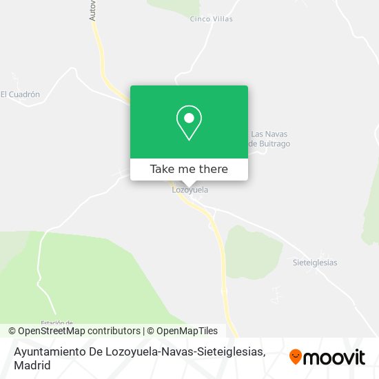 Ayuntamiento De Lozoyuela-Navas-Sieteiglesias map