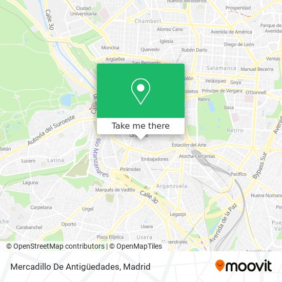 Mercadillo De Antigüedades map