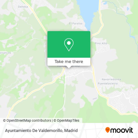 mapa Ayuntamiento De Valdemorillo