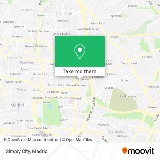Simply City map