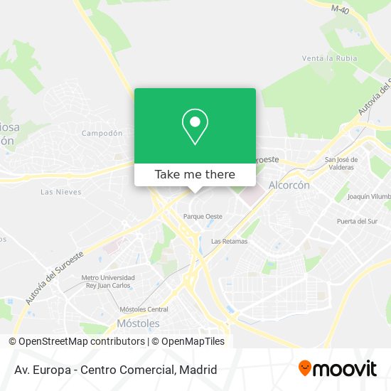 Av. Europa - Centro Comercial map