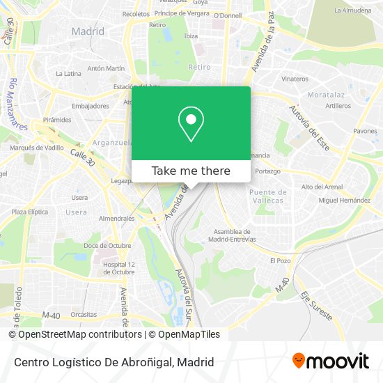 Centro Logístico De Abroñigal map