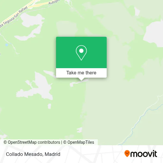 Collado Mesado map