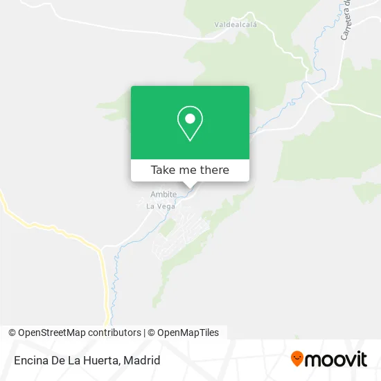 Encina De La Huerta map