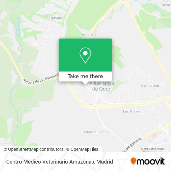 Centro Médico Veterinario Amazonas map