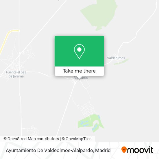 Ayuntamiento De Valdeolmos-Alalpardo map