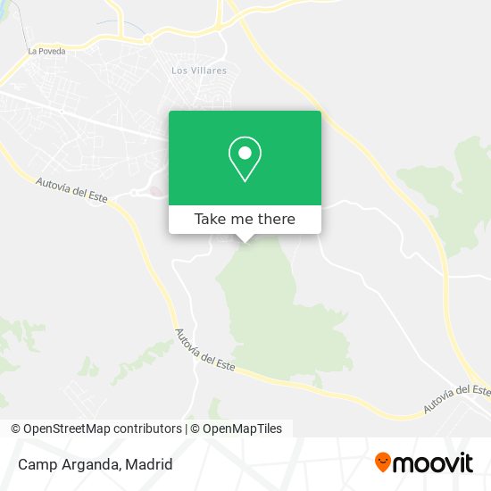 Camp Arganda map
