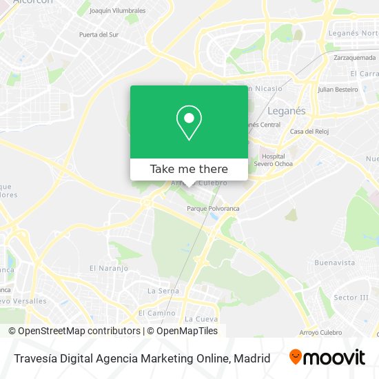 mapa Travesía Digital Agencia Marketing Online