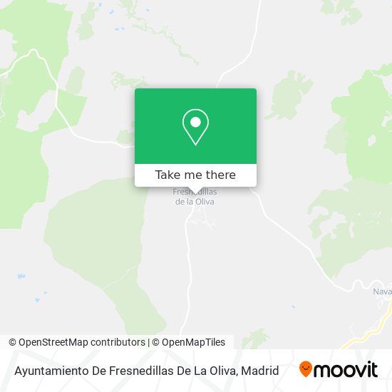 mapa Ayuntamiento De Fresnedillas De La Oliva