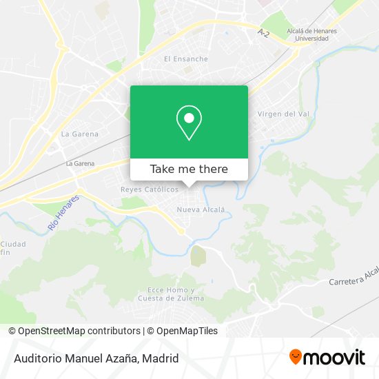 Auditorio Manuel Azaña map